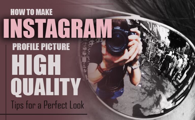 High-quality Instagram profile picture