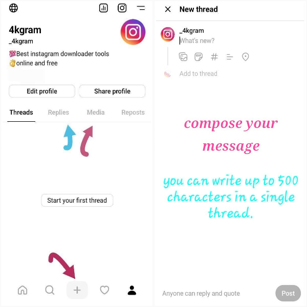 Instagram Threads feature