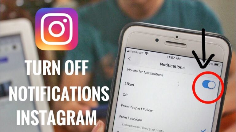 how to turn off Instagram notifications