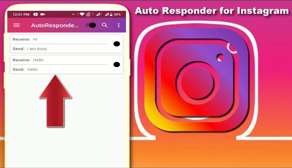 Instagram automated messages