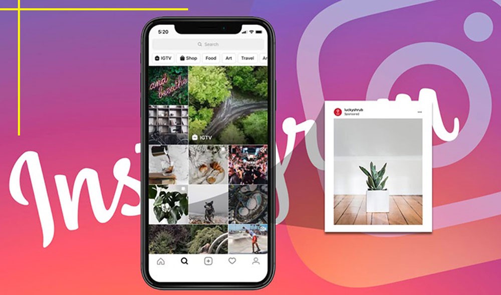 reset Instagram explore page