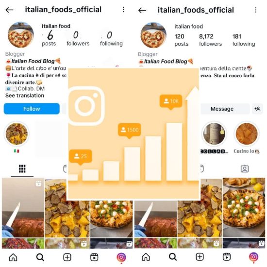 build Instagram following from zero