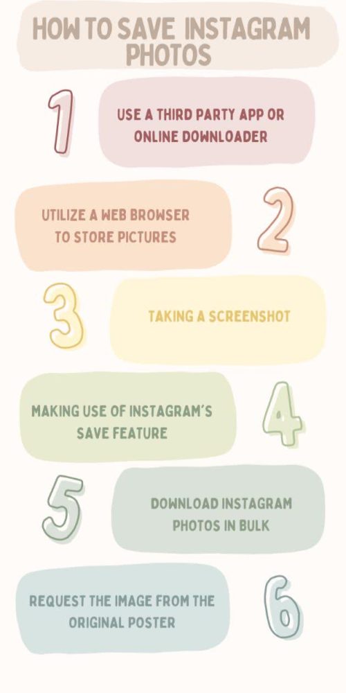 how to save instagram photos