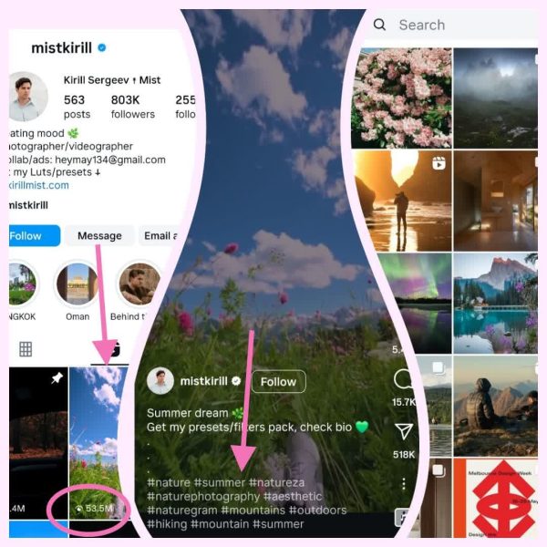 popular hashtags on Instagram